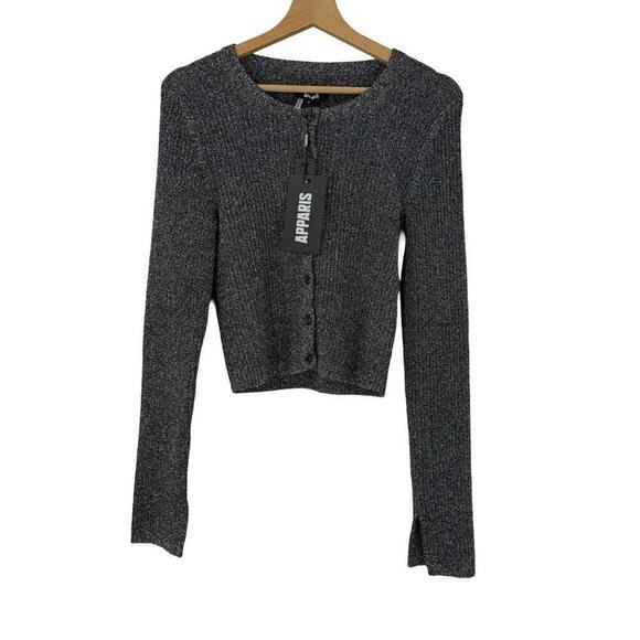 NEW Apparis Brittney Ribbed Cardigan Sz M - Picture 4 of 11